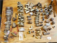 Air and Plumbing parts, brass, pipe, nozzles