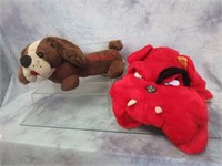 Two Plush Toy Loveable Dogs