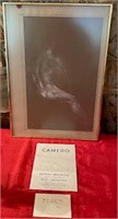 F - CANEDO FRAMED ARTWORK SIGNED 17X24 (L5)