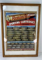 REMINGTON FRAMED METAL SIGN