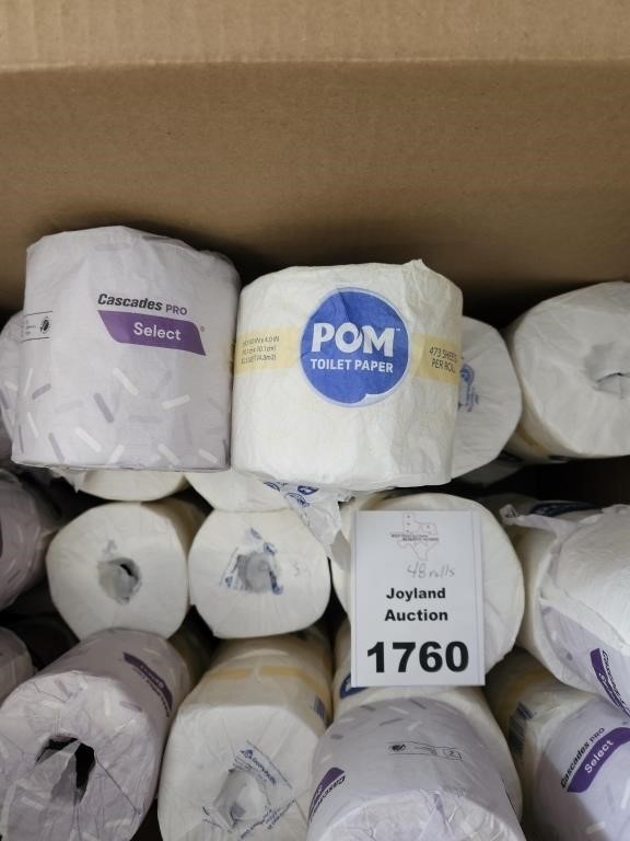 Box of 48 Rolls of  Toilet Paper