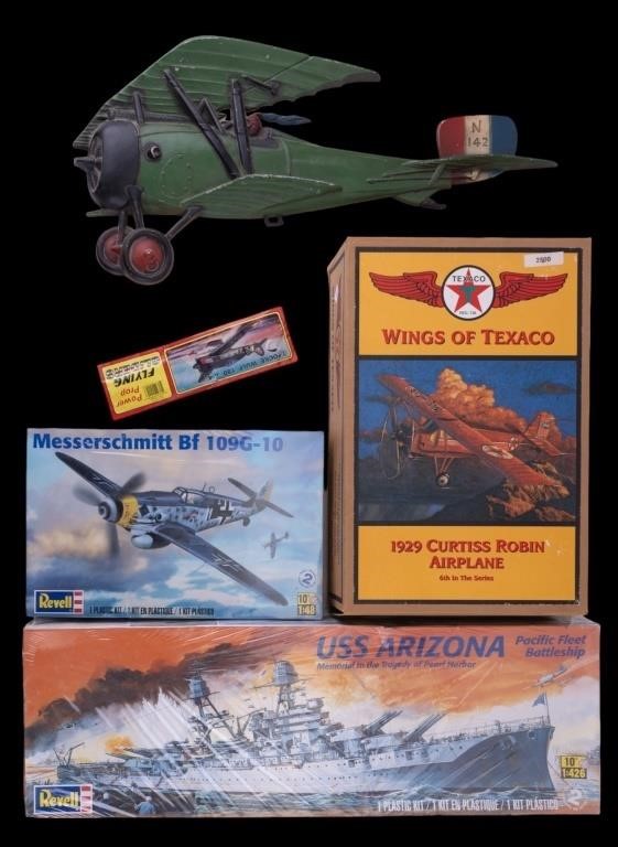 Texaco Die-Cast Airplane, Airplane Models & Decor