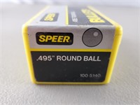 Speer .495" Round Ball Unopened