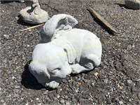 CONCRETE DOG WITH WINGS