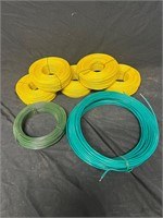 7 Rolls of Coated Wire