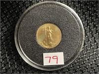 2006 $5 U.S. LIBERTY 1/10 OUNCE GOLD PROOF COIN