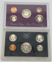 (2) 1972 & 1988 US Mint Proof Sets, No Boxes