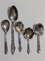 5 Assorted Sterling Silver Flatware Pieces