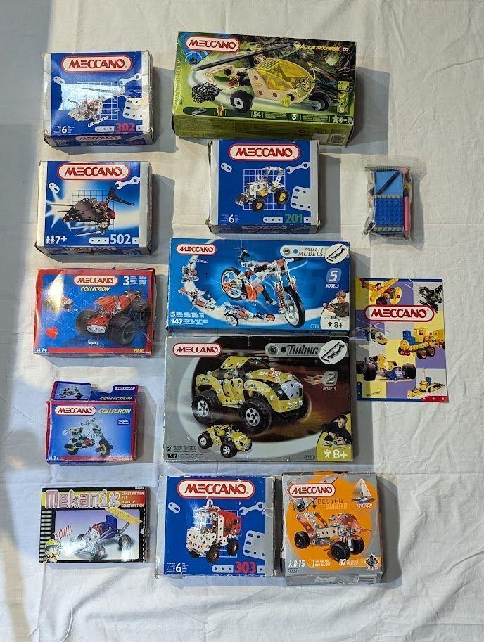 Big Lot Of Meccano