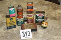 Vintage bottles and cans