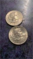 (2) 1979 Susan B Anthony $1 Coins