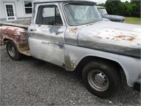 503-1966 CHEVY C10 STEP SIDE TRUCK RUNS AND DRIVES