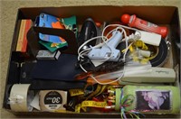 Box Lot of Office Supplies & Tools