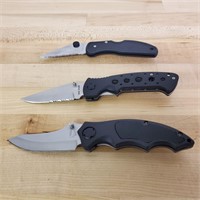 Lot Of 3 Folding Knives