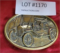 BRASS AVON BELT BUCKLE