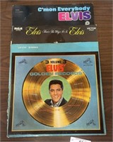 3 Collectible Elvis Records