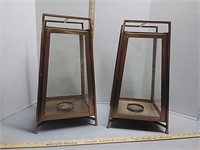 2 Metal Lanterns