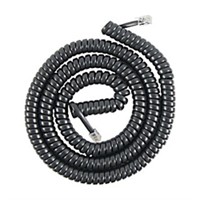 Power Gear Coiled Phone Cord, Plug/Plug, 12 ft,