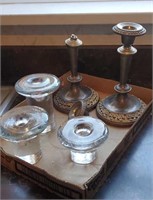 Candle holder grouping