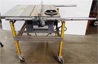 Rockwell Model 10 Contractor's Saw w/Rolling Stand