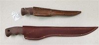 (2) Buck Fixed Blade Knives With Sheaths