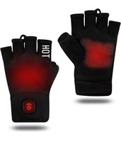 ($40) uncn Heated Gloves Fingerless for W