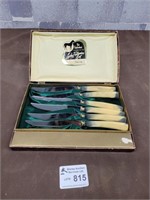 Vintage "Maple Leaf" knives with bone handles