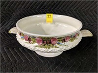Vintage Ceramic Floral Dish E9901 Italy