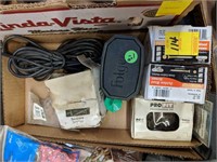 Box of Assorted Screws, Cord, & Etc.
