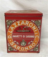 Lazzaroni & Co. Saronno Bisquit Tin Milano