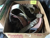 Box of safety belts.