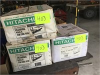 3 - Boxes of 2 3/8" x .1135m Hitachi, 5000 qty