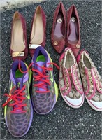 (4) Pairs of Shoes - Coach etc