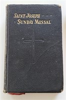 Saint Joseph Sunday Missal Book 1953