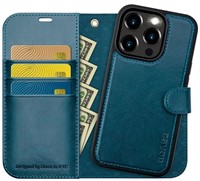 OCASE for iPhone 15 Pro Detachable Wallet Case wit