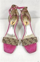 GUC Guess Pink Ladies Heels (Size: 7)