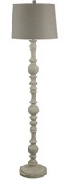 Witherby 61 In. Shabby White Floor Lamp