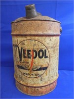Veedol Motor Oil Can