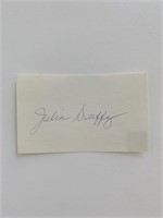 Julia Duffy original signature