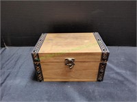 Wood Jewelry Box w/ Jewelry