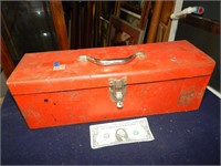 Vintage Red Tool Box