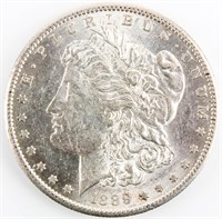 Coin 1889-S  Morgan Silver Dollar Gem BU