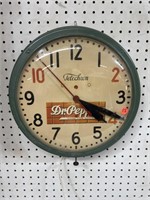 1950's TELECHRON DR. PEPPER WALL CLOCK