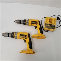 Dewalt drills and charger