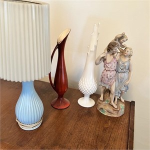 Decorative Vases, Lamp, Figure