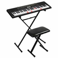 Casio Lk-265 Keyboard, Stand And Stool
