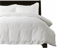 BEDSURE WHITE COMFORTER WITH 2 PILLOW CASE