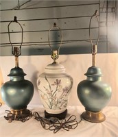 Lot of 3 Lamps