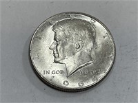 90% Silver 1964  BU Kennedy Half Dollar