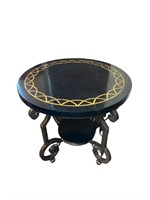 A Round Accent Table 24.5"H x 26" Diameter